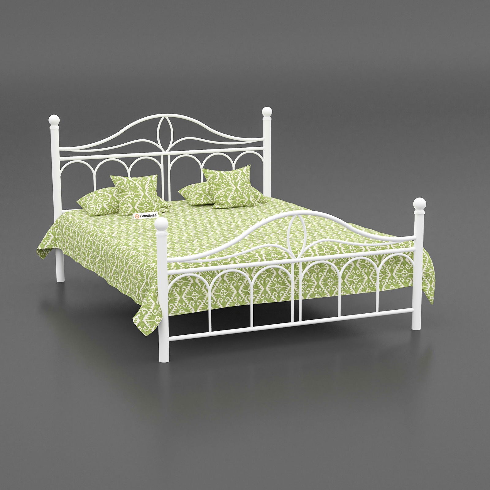 MetalCraft Elegant Design Iron Bed - Furnishiaa -  -